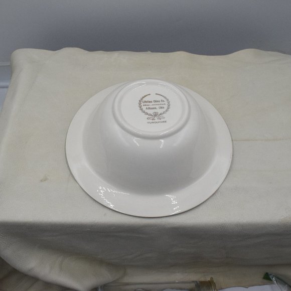 MCM Vintage Lifetime China Co Vegetable Bowl Magnolia Pattern - Picture 6 of 7